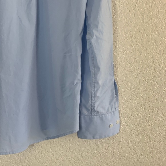Theory | Blue button down cotton shirt men’s size large - Picture 10 of 16
